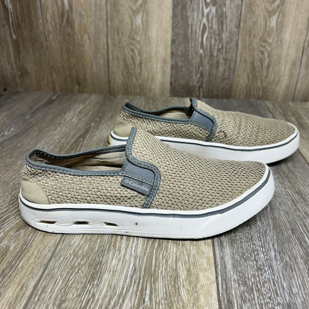 Columbia Spinner Vent Moc Slip On Beige Water Shoes Women's Size 9 YL5445-271